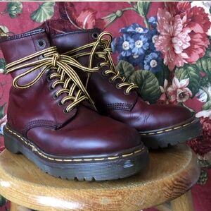 90s MADE IN ENGLAND Doc Martens Bex Boots (red)